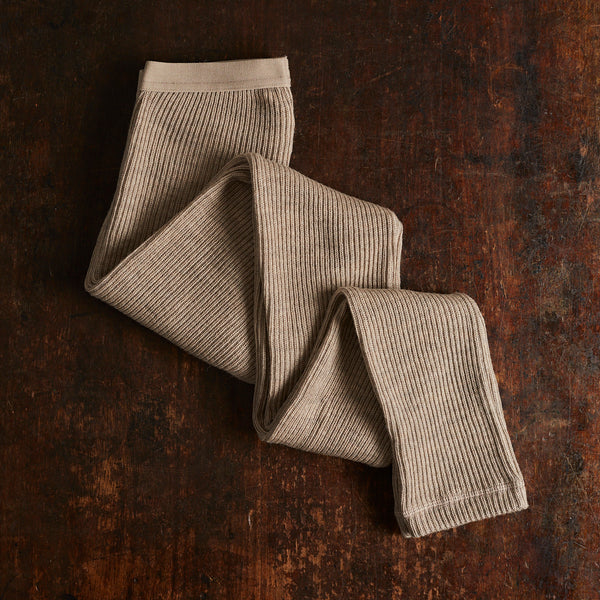 Barra Ribbed 100 Merino Leggings Black