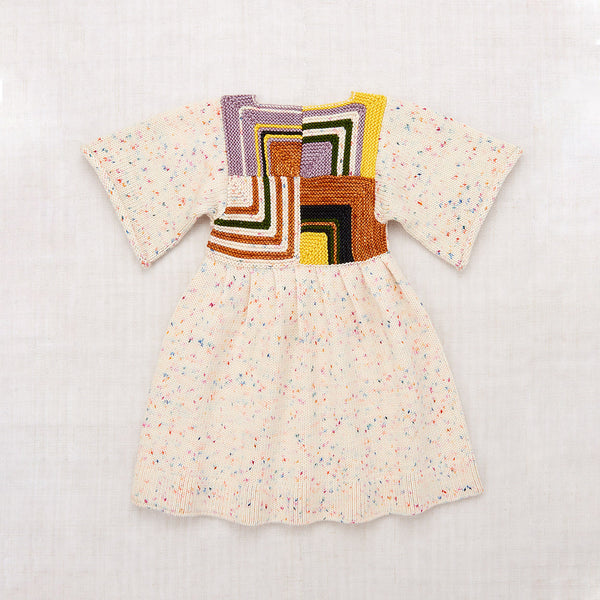Merino Wool Mitered Square Dress - Lollipop Confetti – MamaOwl