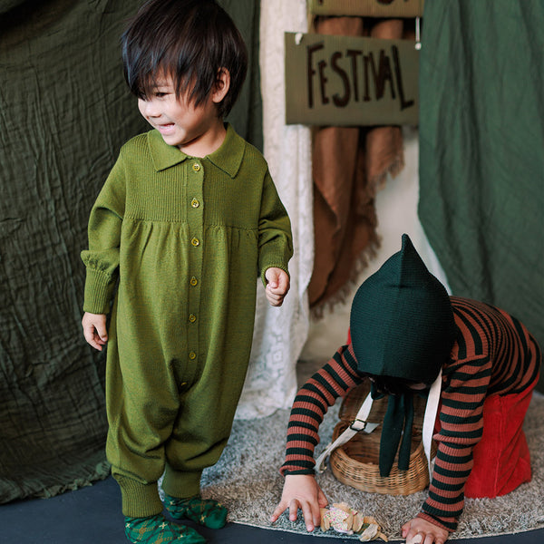 Baby & Kids Merino Wool Artist Romper - Lichen – MamaOwl
