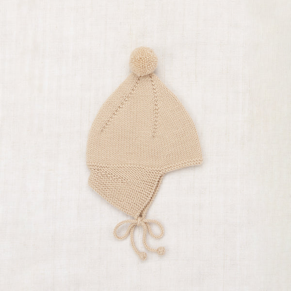 Baby Hand Knit Pointy Peak Hat in cream in sizes 0-24m. – MamaOwl