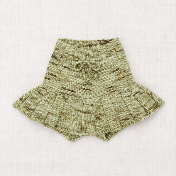 スカート Misha&Puff skating pond skirt Mamaowl Hand Knit Merino Wool Skating Pond Skirt in green in sizes 2y-10y