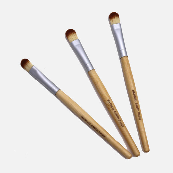 EcoFriendly Paint Brushes Set of 3 MamaOwl