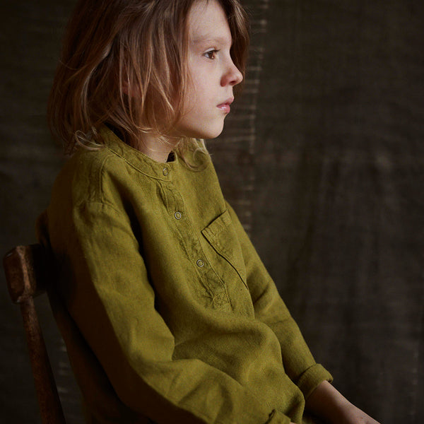 Kids' Linen Shirt PALM STRIPE main image 1