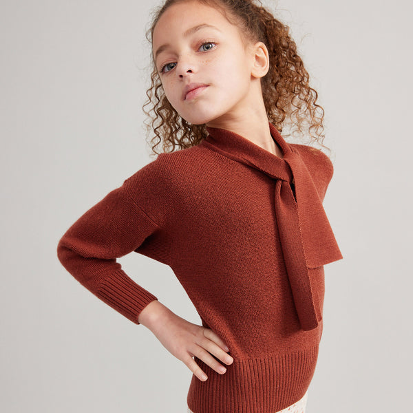 Merino Wool Capucine Pullover - Chutney – MamaOwl