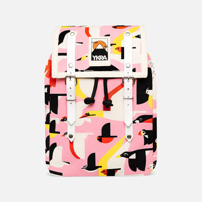 Cotton Canvas Matra Mini Backpack With Cotton Strap - Flying Flock