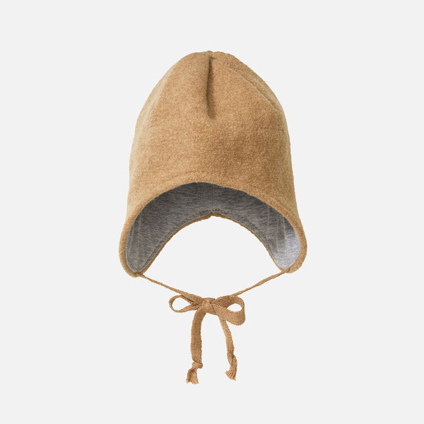 Boiled Merino Wool Hat - Caramel – MamaOwl