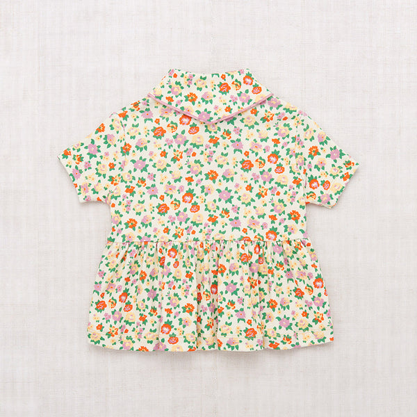 Pima Cotton Scout Peplum Top - String/Hazy Lilac Brimfield – MamaOwl