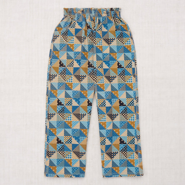 Pima Cotton Camp Pant - Lake Patchwork