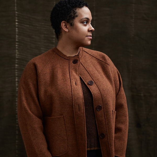 ジャケット・アウター euw balloon loop gilet / brown size2 ジャケット・アウター euw balloon loop gilet / brown size2 balloon