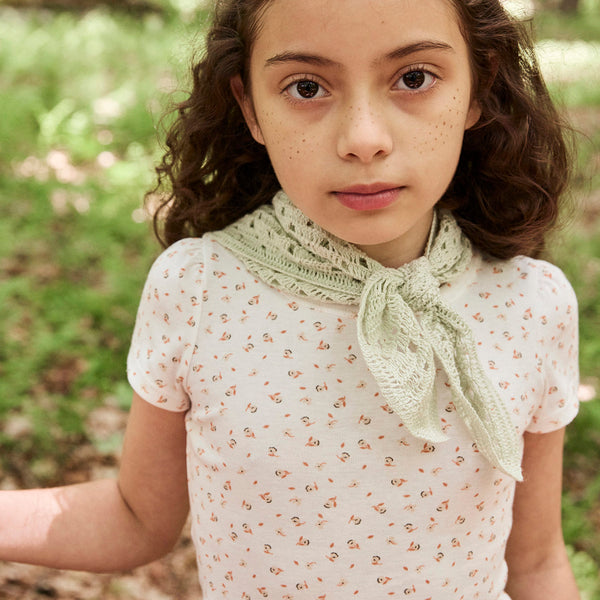 Cotton Pouf Tee - Sorbet Fleur – MamaOwl Cotton Pouf Tee - Sorbet Fleur – MamaOwl