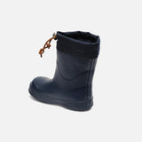 Natural Rubber Wool Lined Boots - Blue