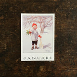 Elsa Beskow Set of All Months of the Year Postcards