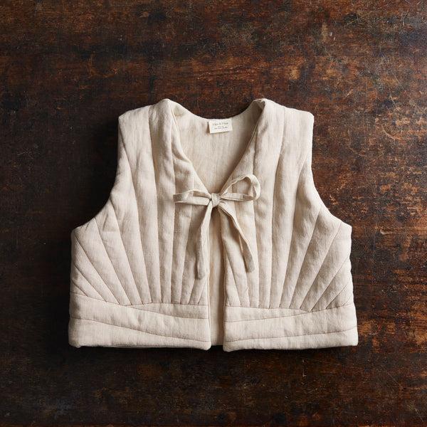 MARIUM VEST / OATMEAL [60%OFF]