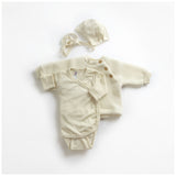 Baby Merino Wool & Silk Premature Wrap Body - Natural