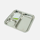 Stainless Steel Square Divided Plate