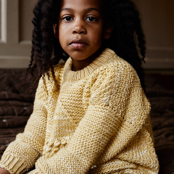 期間限定セール FLUFF FLUFFWEAR aran Diamond sweater Aran WEAR  