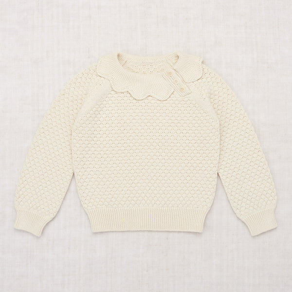 Pima Cotton Flower Pullover - Marzipan – MamaOwl