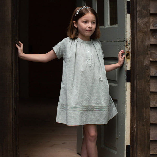 Cotton Goldie Dress - Moonstone – MamaOwl