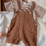 Baby & Kids Cotton Giulio Overall - Sienna