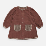 Cotton Velvet Jules Dress - Nutmeg