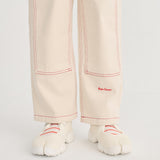 Kids Cotton Twill Pants - Natural