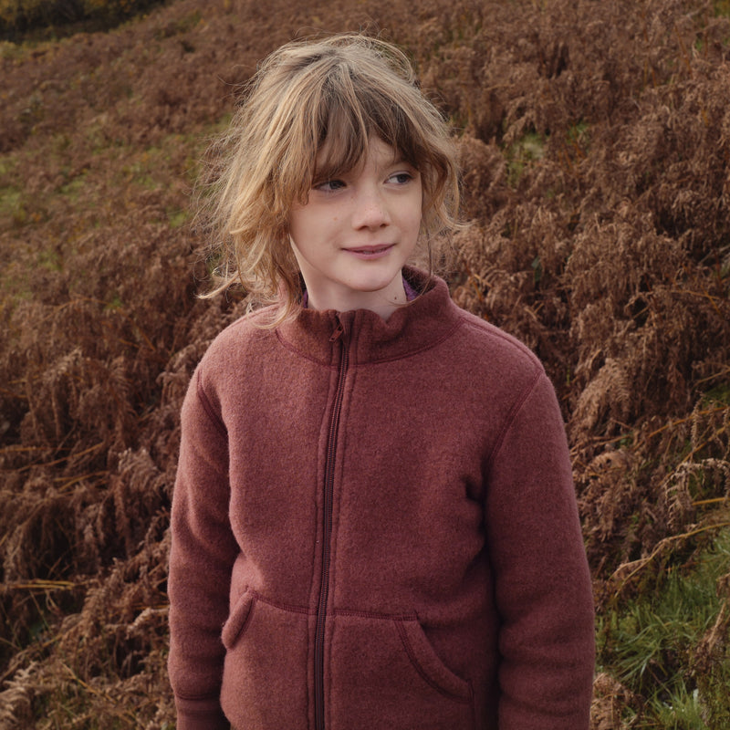 Kite Jacket - Merino Wool Fleece - Fig