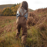 Baby & Kids Pocket Dungarees - Boiled Merino Wool - Hazelnut