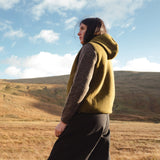 Falcon Women’s Vest - Merino Wool Fleece - Seaweed