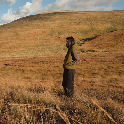 Falcon Women’s Vest - Merino Wool Fleece - Seaweed
