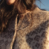 Fauna Women's Cardigan - Lambswool - Mallow