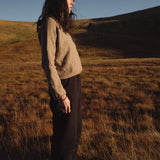 Meadow Women's Sweater - Superfine Lambswool - Feather