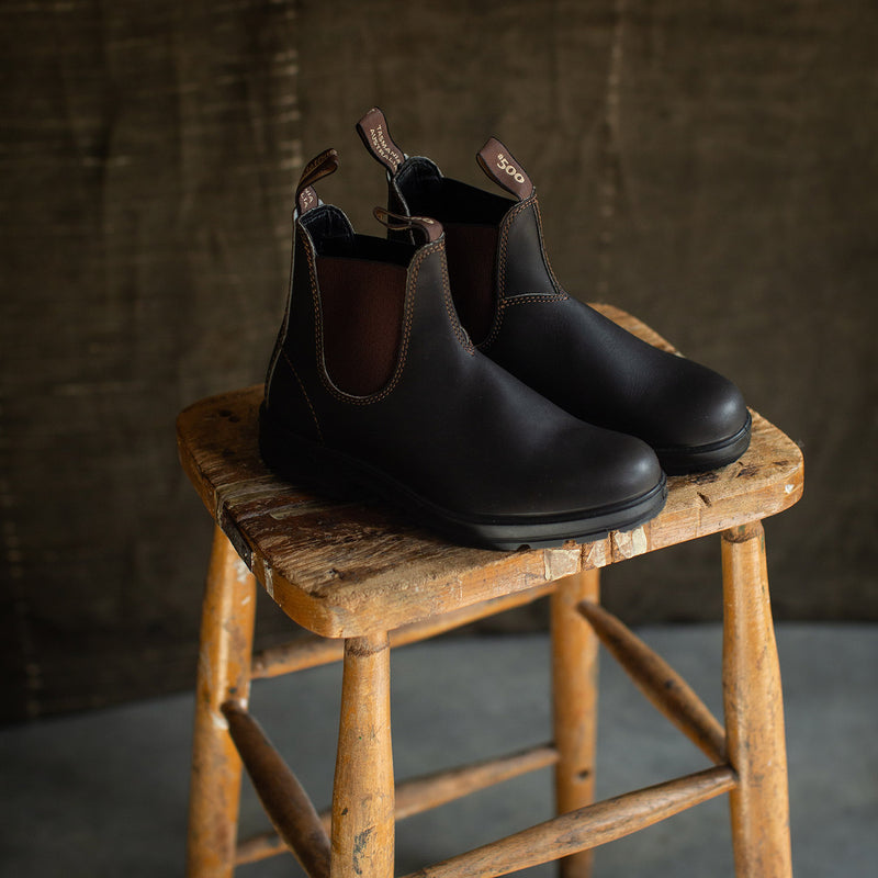 Adults Leather Classic Chelsea Boots - Stout Brown