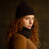 Adults Snood - Donegal Merino Wool - Burnt Umber