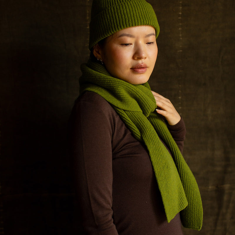 Adults/Bigger Kids Beanie - Lambswool - Sorrel