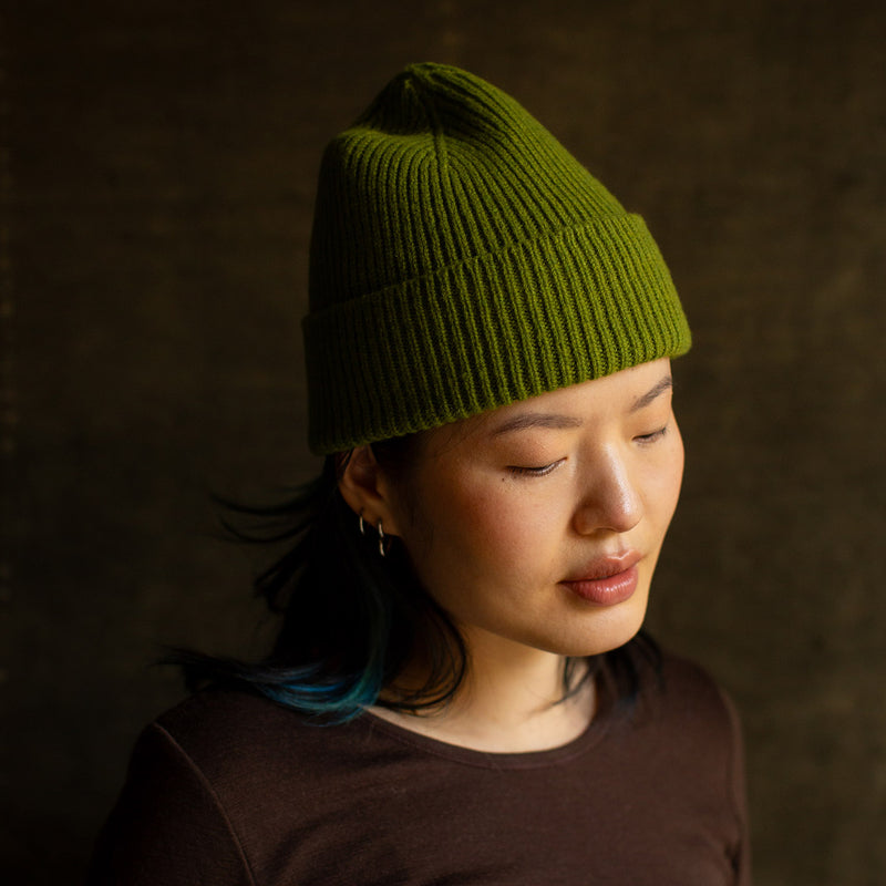 Adults/Bigger Kids Beanie - Lambswool - Sorrel