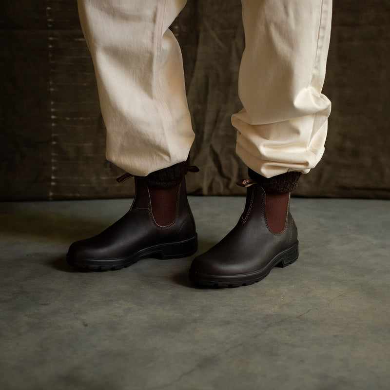 Adults Leather Original Chelsea Boots - Stout Brown