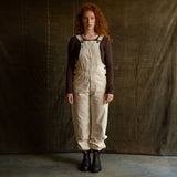 Adults Cotton Twill Dungarees - Natural