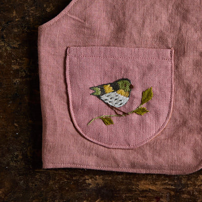Baby & Kids Linen Explorer Waistcoat - Blush