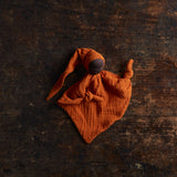 Cotton Muslin Snuggle Comforter - Rust - Many Colours