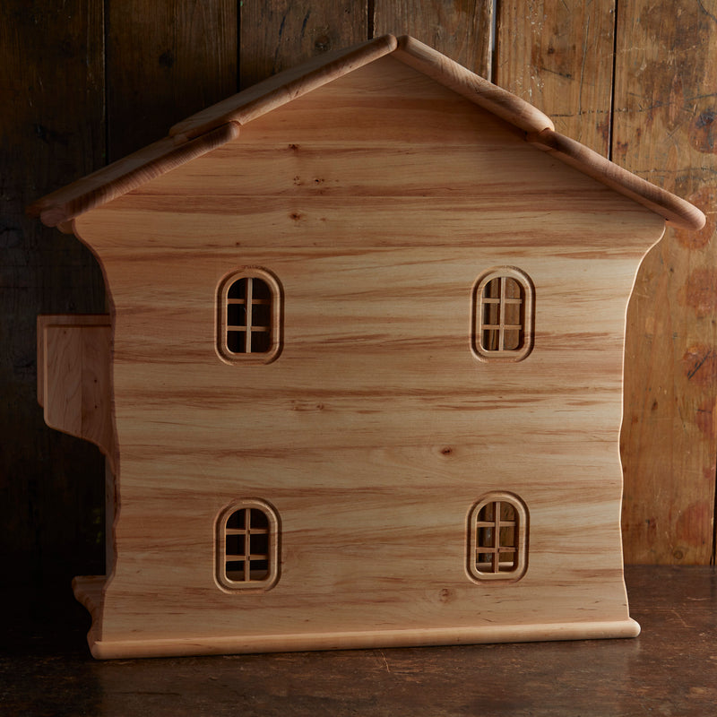 Wooden Dolls House - Natural