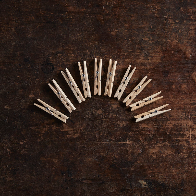 Wooden Laundry Pegs