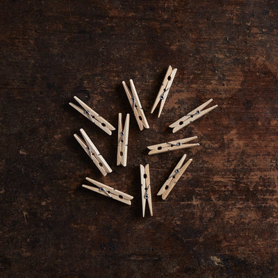 Wooden Laundry Pegs