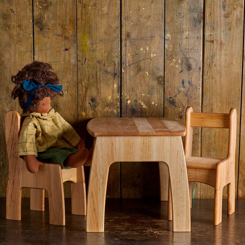 Wooden Dolls/Teddy Table and Chairs Set