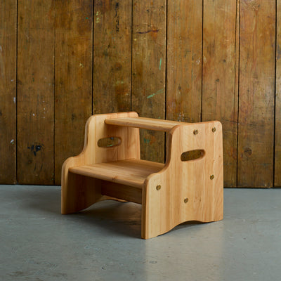 Wooden Two-Steps Stool