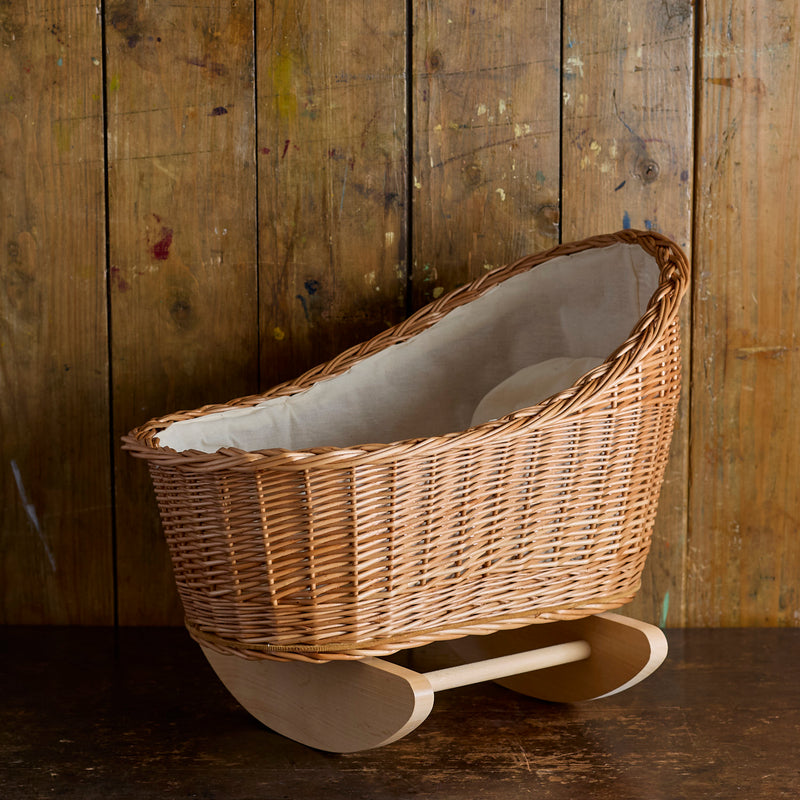 Wicker Doll/Teddy Cradle
