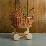 Wicker Doll/Teddy Pram