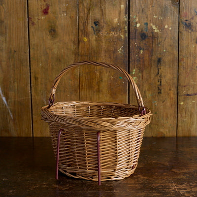 Wicker Kids Bicycle Basket