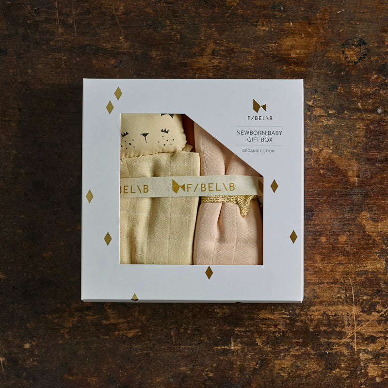 Newborn Cotton Baby Gift Box - Dusty Rose Mix