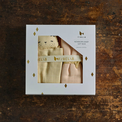 Newborn Cotton Baby Gift Box - Dusty Rose Mix