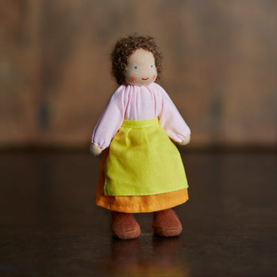 Handmade Cotton Doll's House Doll - Mrs Alder
